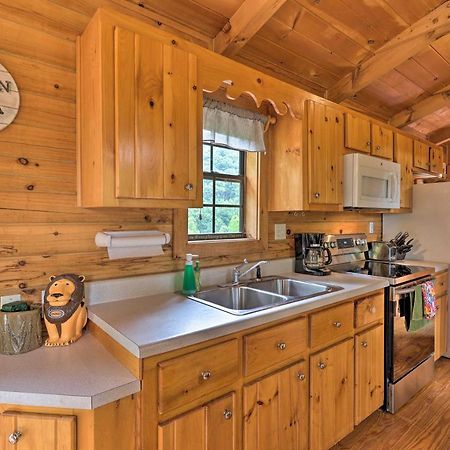 Quaint Log Cabin With Views Near West Jefferson Warrensville Dış mekan fotoğraf