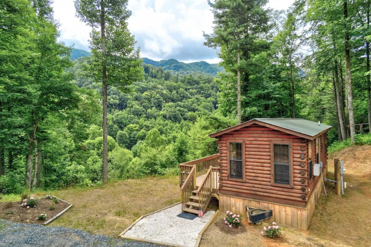 Quaint Log Cabin With Views Near West Jefferson Warrensville Dış mekan fotoğraf