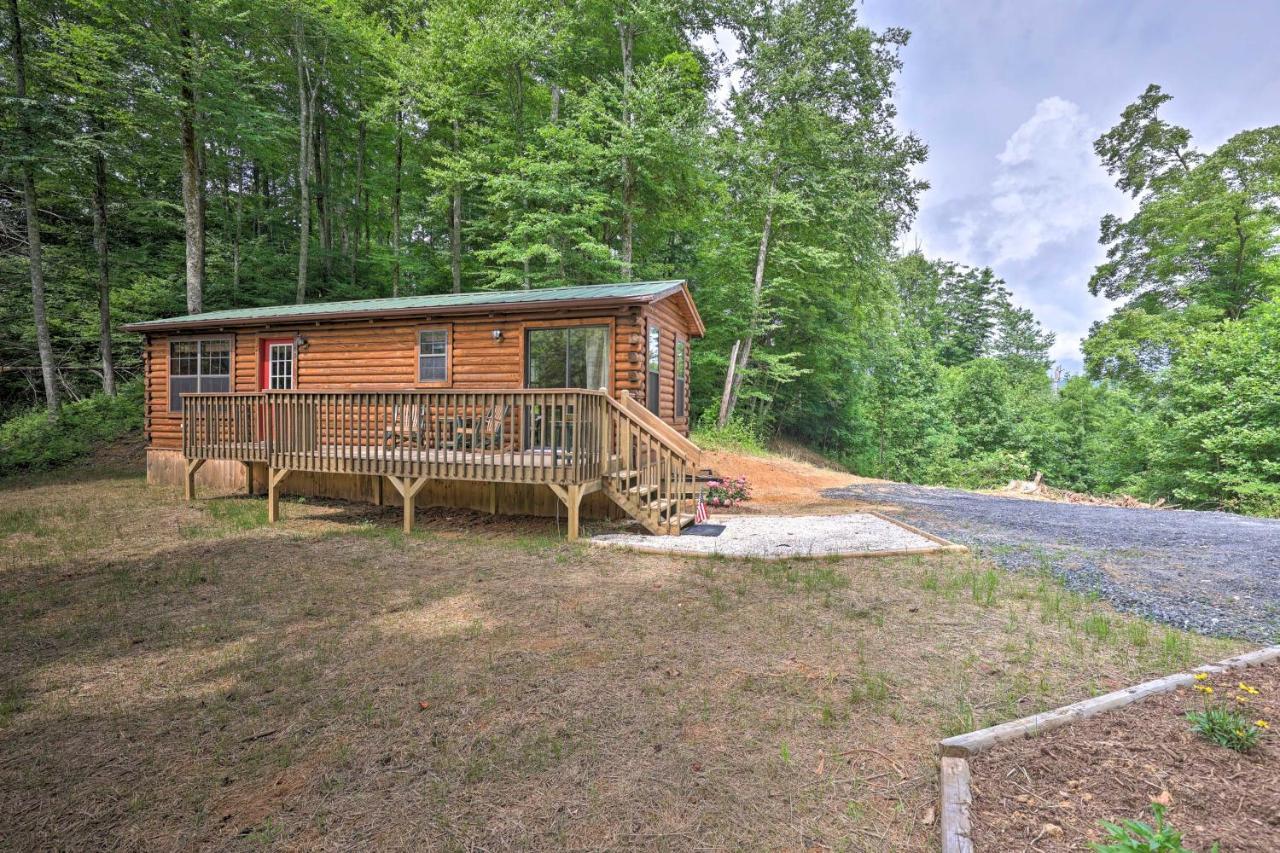 Quaint Log Cabin With Views Near West Jefferson Warrensville Dış mekan fotoğraf